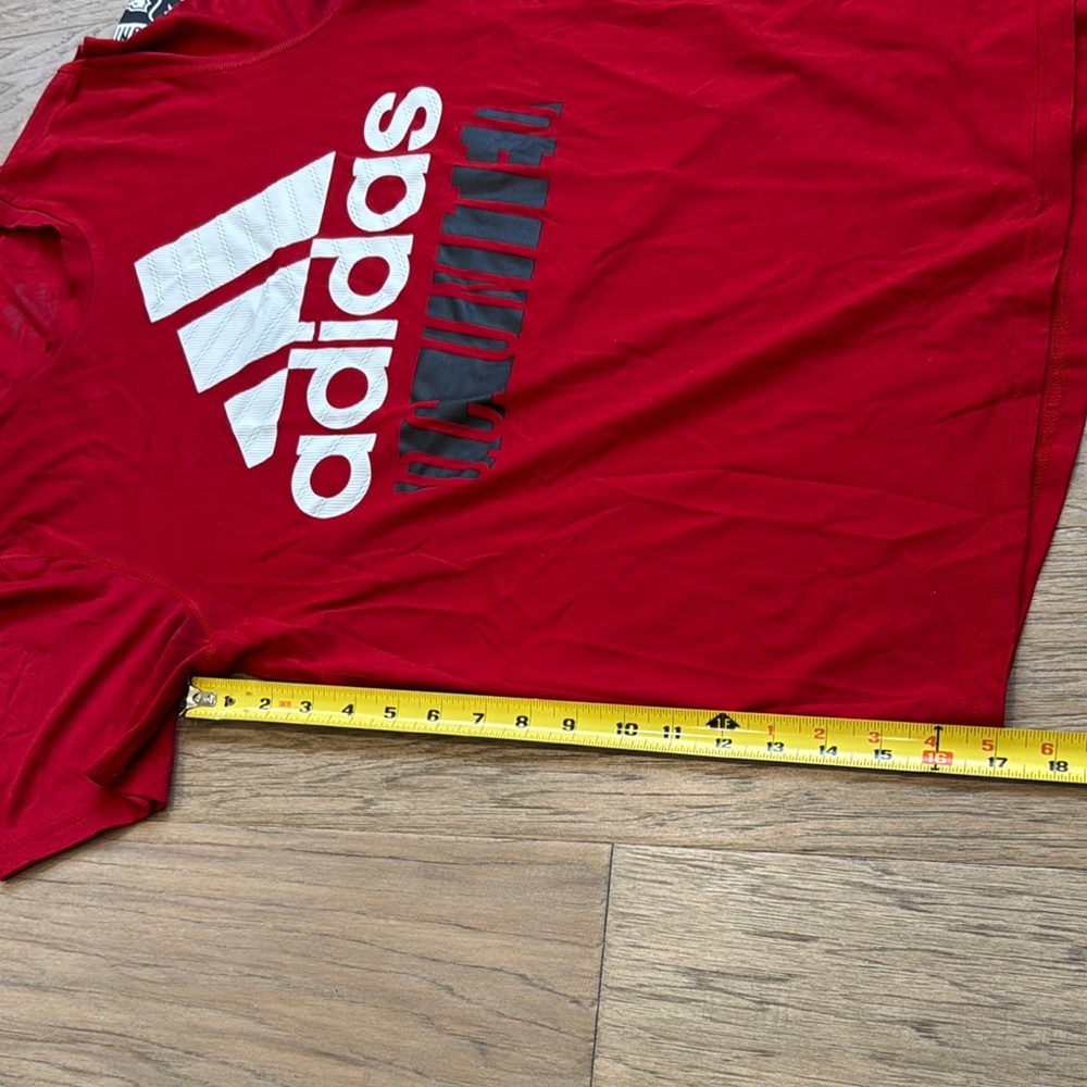 Adidas D.C. United MLS Men's Short Sleeve Creator Tee, Power Red, Size Medium - Picture 4 of 10